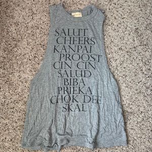 TJMaxx flowy muscle graphic top
